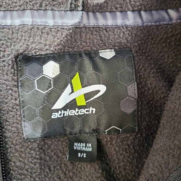Athletech dark grey men's hoodie size small - Picture 4 of 5